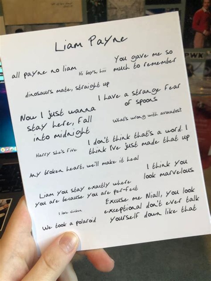 Deciphering the Art of Liam Payne Handwriting