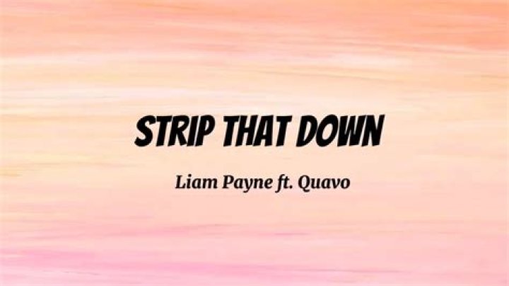 Discover the Rhythm: Your Ultimate Guide to Strip That Down MP3 Download
