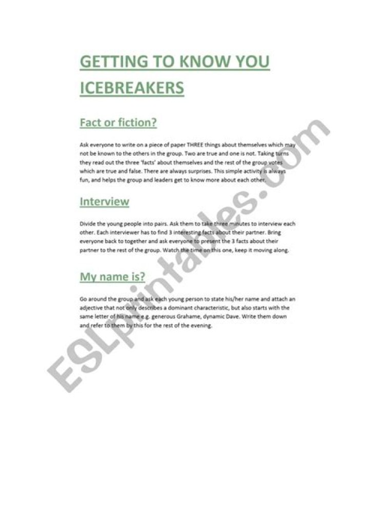 Discovering Connections: The Magic of Ice Breaker Page 136
