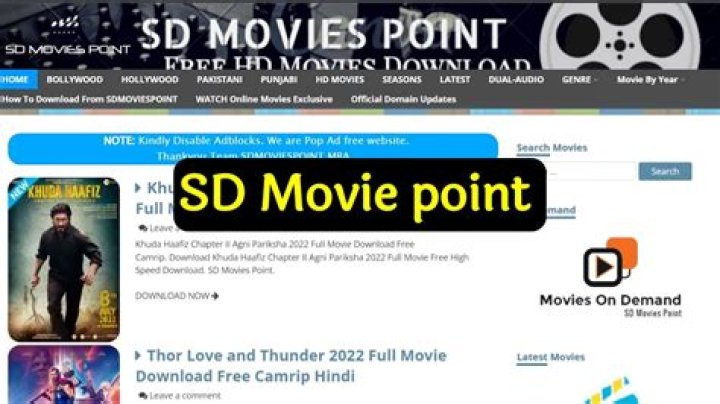 Exploring the World of SDMoviesPoint: Your Guide to Unlimited Entertainment