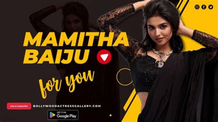 Mamitha Baiju: The Rising Star Behind Deephot.link