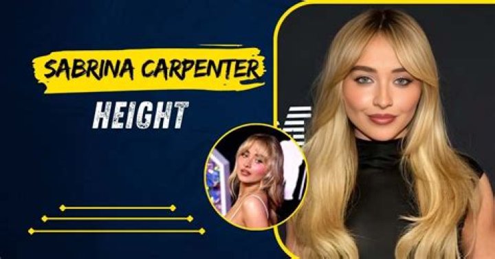 The Fascinating Dimensions of Sabrina Carpenter: Weight and Height Explored