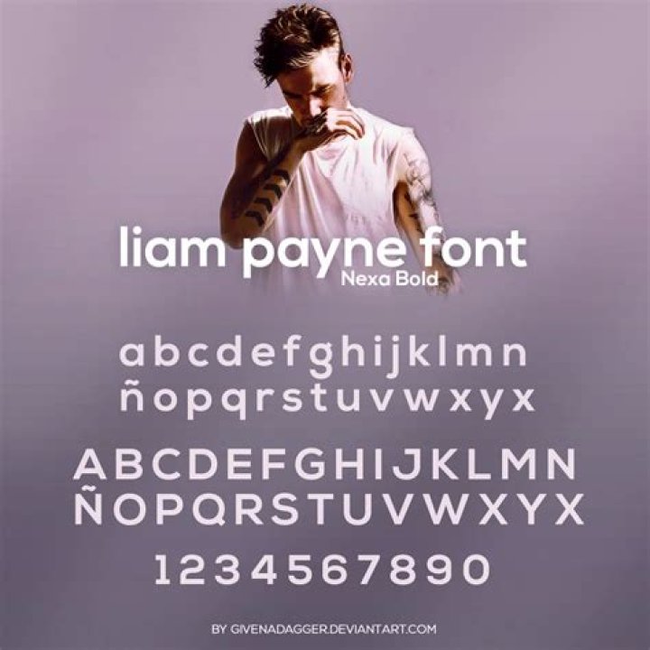 Unraveling the Unique Style of the Liam Payne Font